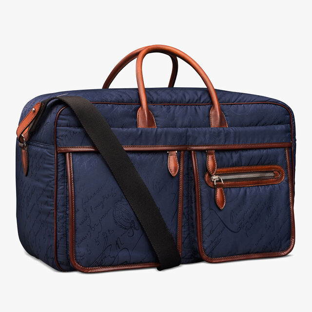 Weekend Nylon Scritto Travel Bag