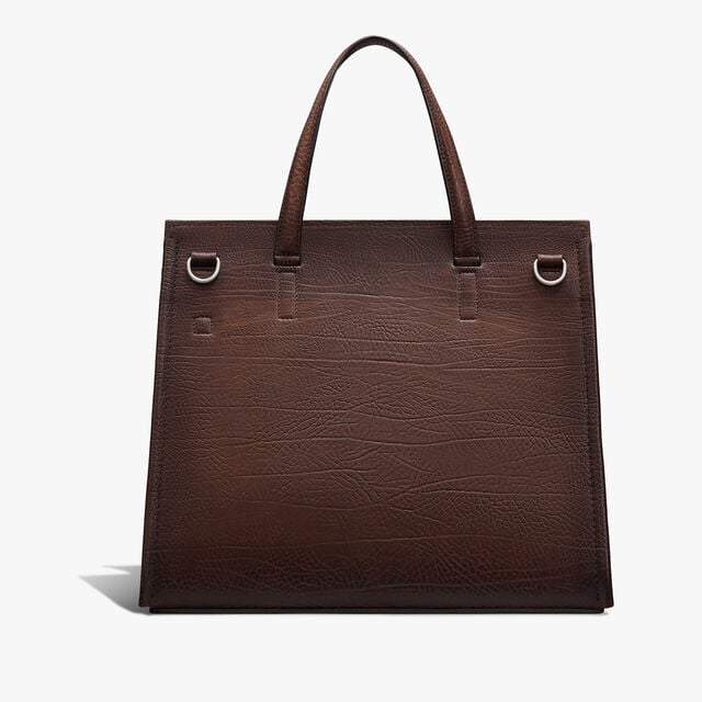 Luti 38 Leather Tote Bag, DARK BROWN, hi-res 3