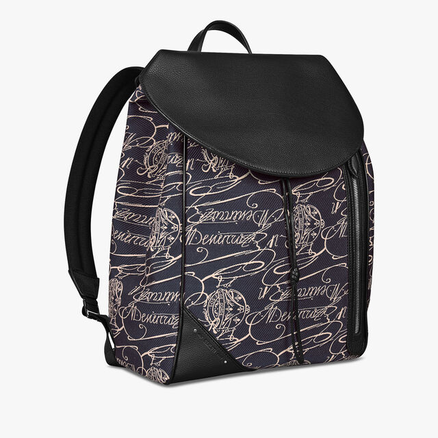 Nomad Scritto Arabesque Canvas Backpack, NAVY, hi-res 2