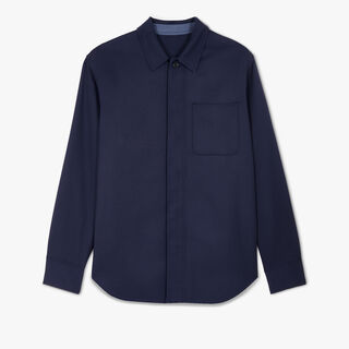 Double Face Overshirt, DARK WINTER NIGHT/DUSTY BLUE, hi-res