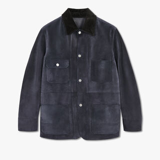 Workwear Suede Leather Jacket
