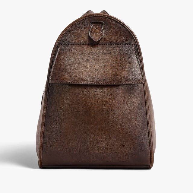 Périple Weekender Travel Bag In Leather, SOFT BROWN, hi-res 5