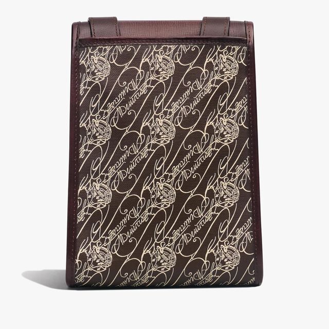 Bourse Toile Marbeuf Messenger, DARK BROWN + MADURO, hi-res 4