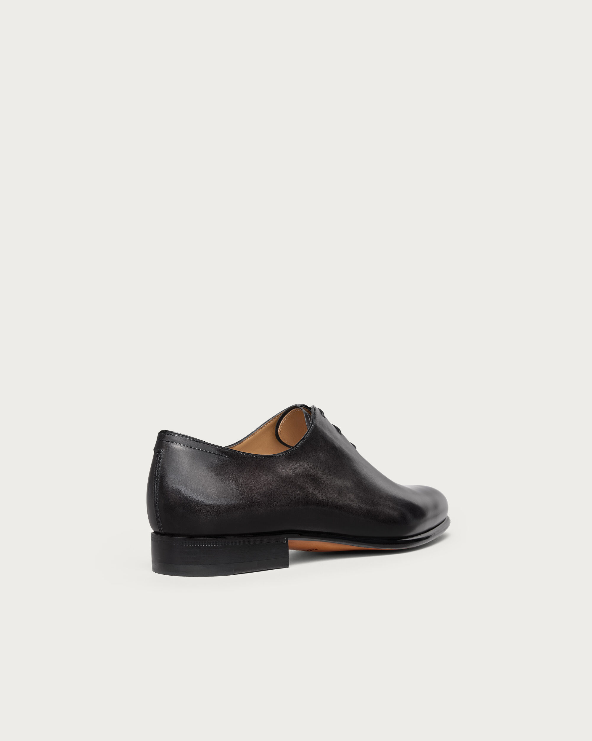 Alessandro Galet Calf Leather Oxford, Nero Grigio, hi-res
