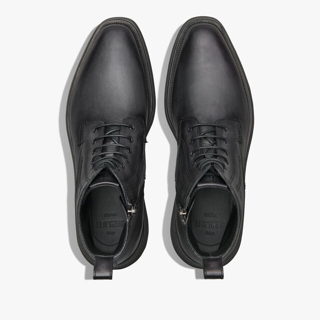 Alessio Scritto Leather Boot, NERO GRIGIO, hi-res 3