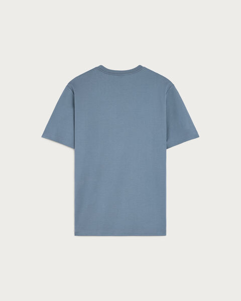 T-Shirt avec Détail en Cuir, Purple Grape, hi-res