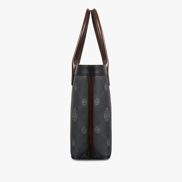 Forever Canvas And Leather Tote Bag, BLACK + TDM INTENSO, hi-res 4