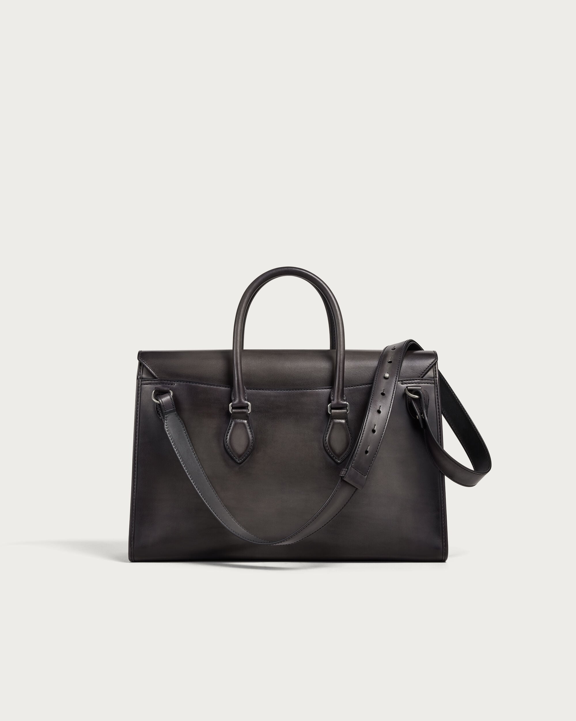 E'Mio Briefcase, Nero Grigio, hi-res