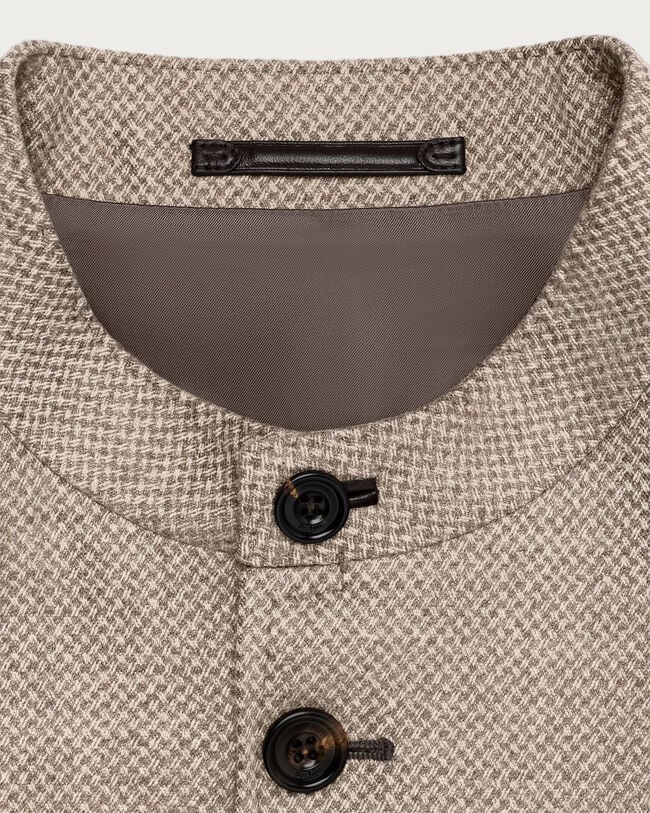 Light Stretch Wool Foresti&egrave;re Jacket, Warm Beige, hi-res