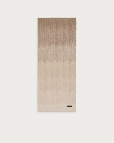 グラデーション カシミア スカーフ, Warm Beige, hi-res