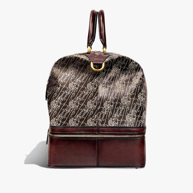Viaggio Toile Marbeuf Travel Bag, DARK BROWN + MADURO, hi-res 3