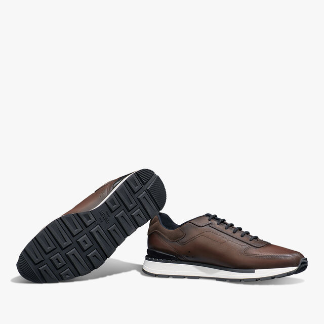 Fast Track Venezia Calf Leather Sneaker, SOFT BROWN, hi-res 4