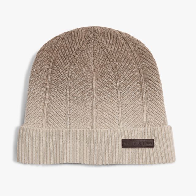 Gradient Cashmere Beanie, WARM BEIGE, hi-res 1