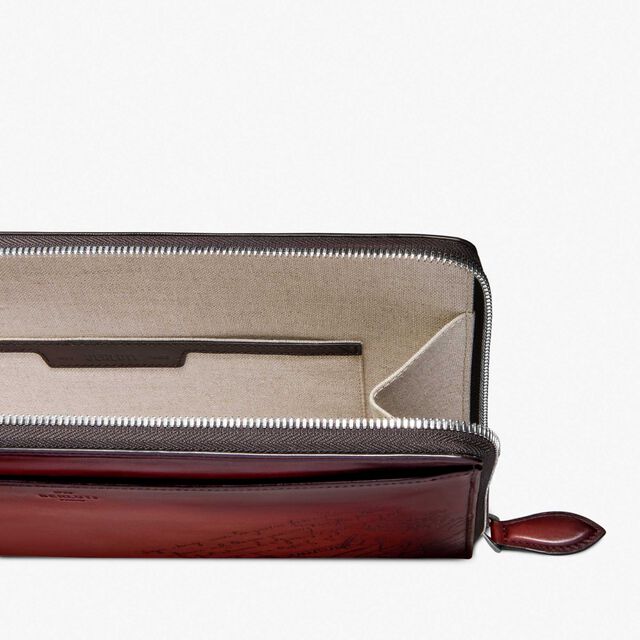 Nino GM Gradiant Scritto Leather Clutch, LIGHT SAINT EMILION, hi-res 6