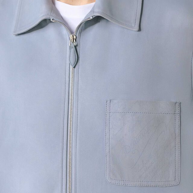 Surchemise En Suède, PALE BLUE, hi-res 5