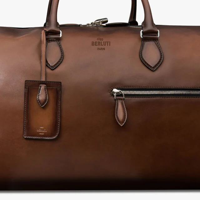 Jour Off GM Leather Travel Bag, CACAO INTENSO, hi-res 5