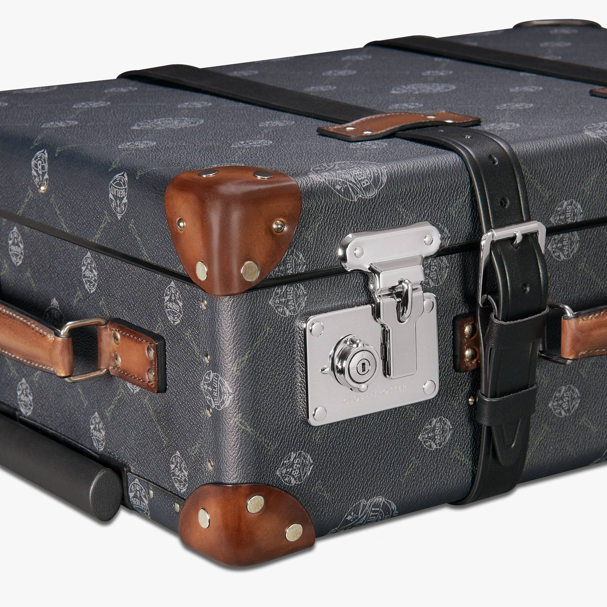 wheeled carry on in signature canvas