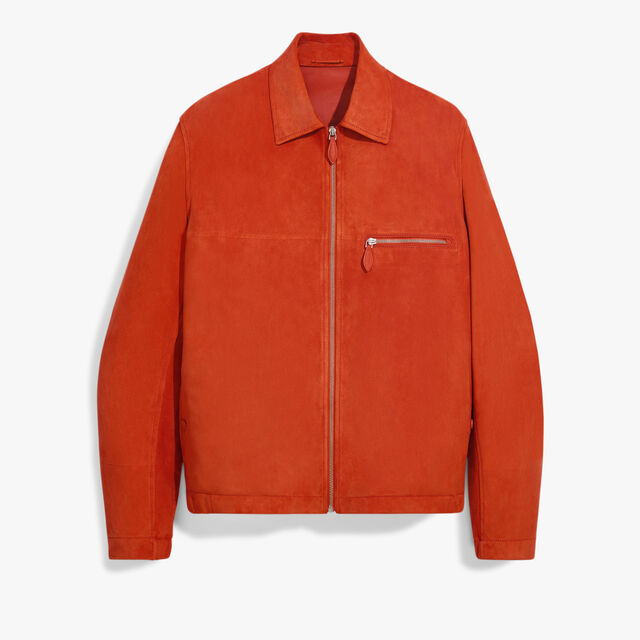 1 Jour Suede Overshirt, BURNT ORANGE, hi-res 1