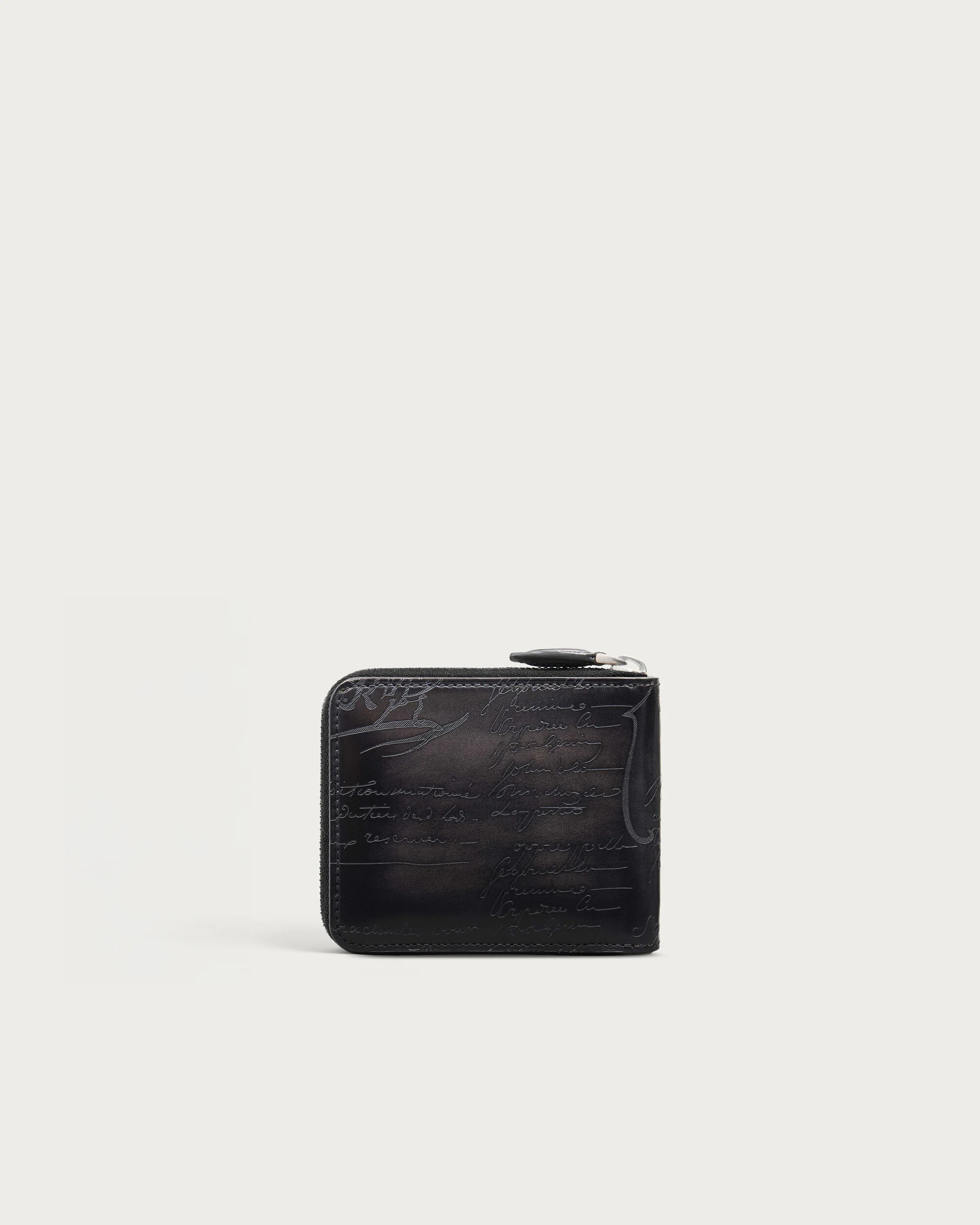 Itauba Square Compact Zipped Wallet, Nero Grigio, hi-res