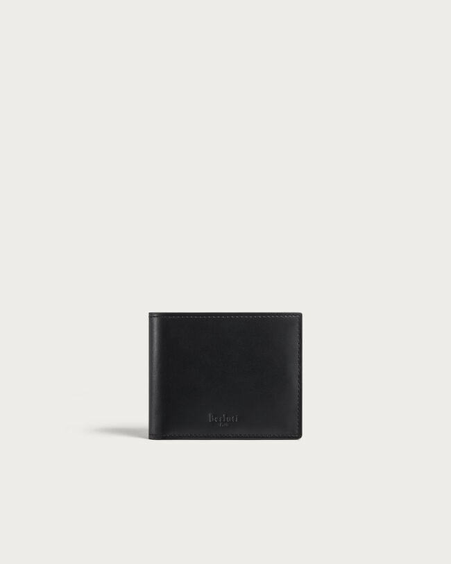 Makore Slim Compact Wallet, Black, hi-res
