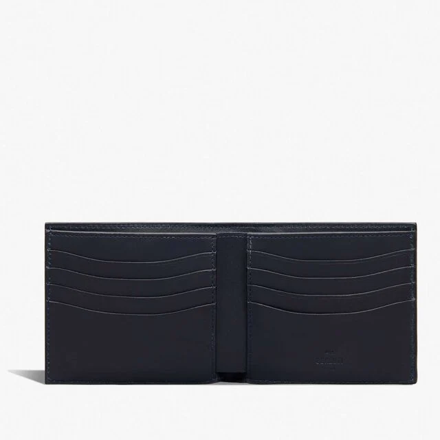 Makore Gradiant Scritto Leather Wallet, STONE DENIM, hi-res 3