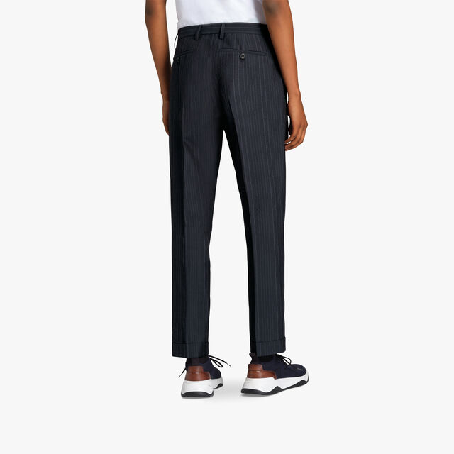 Cotton & Silk Light Construction Trousers