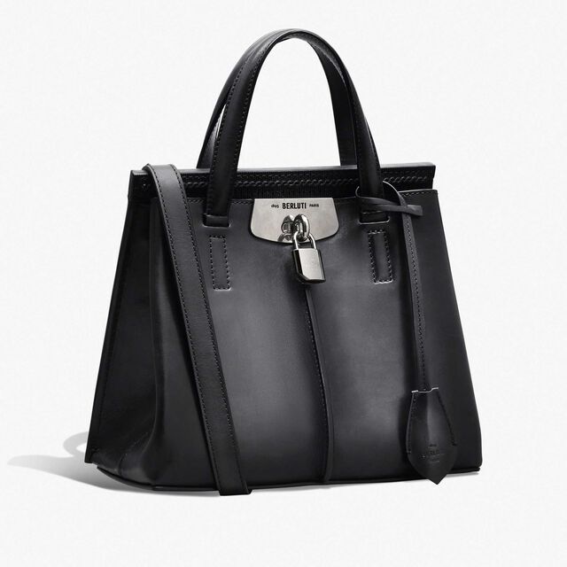 Sac Bandoulière Luti 25 En Cuir, NERO GRIGIO, hi-res 2