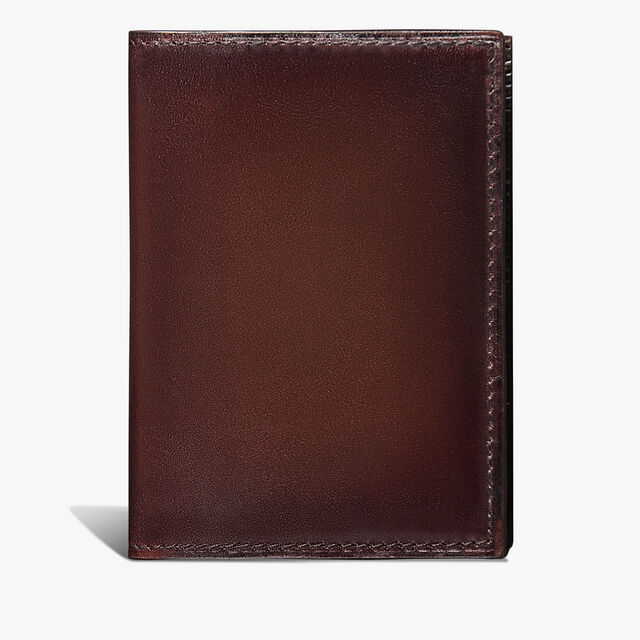 Jagua Leather Card Holder, LEGNO BRUCIATO, hi-res 1