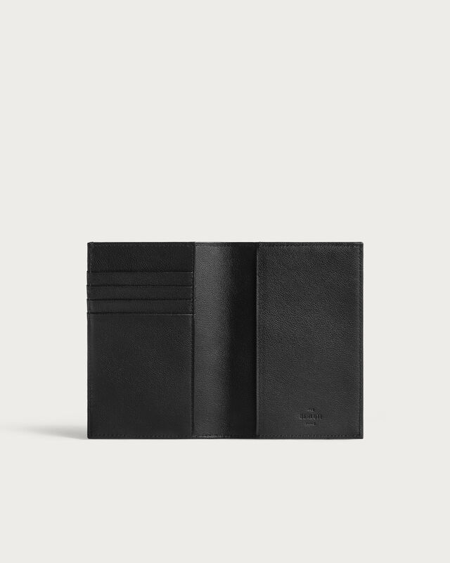 Escale Passport Cover, Deep Black, hi-res