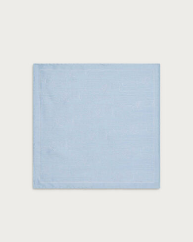 スクリットパターン ハンカチーフ, Sky Blue, hi-res