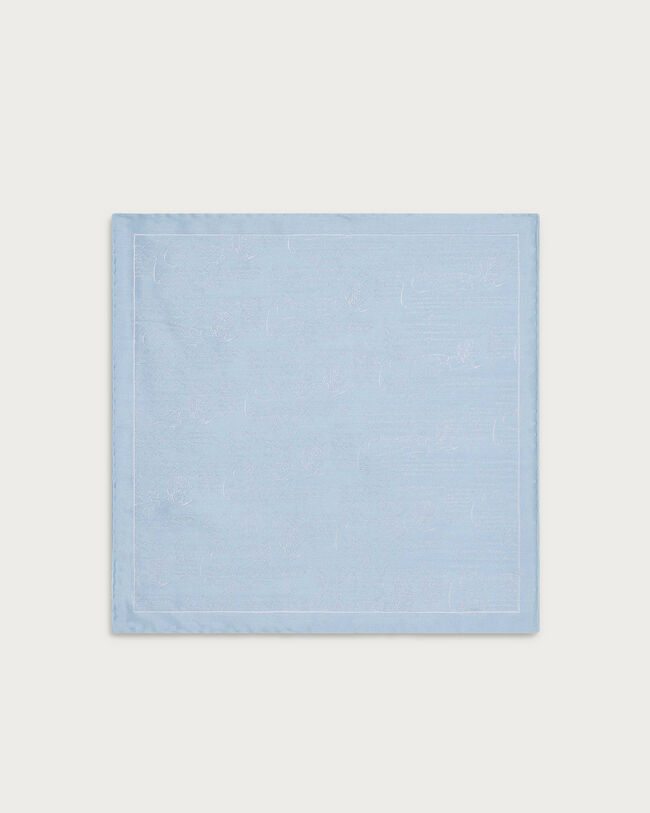 スクリットパターン ハンカチーフ, Sky Blue, hi-res