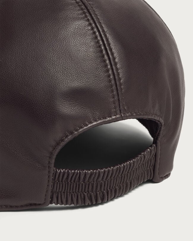 Ultralight Fly Leather Baseball Cap with Leather Detail, Brown Taupe, hi-res