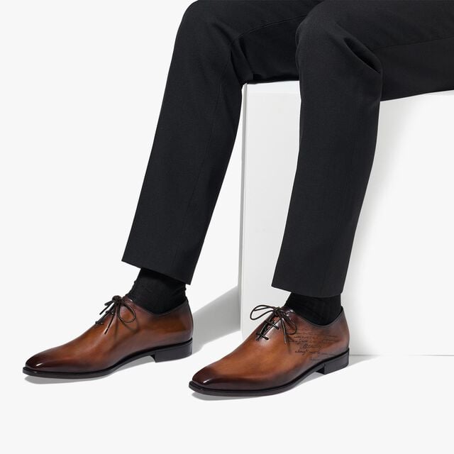 Alessandro Démesure Scritto Leather Oxford, CACAO INTENSO, hi-res 8