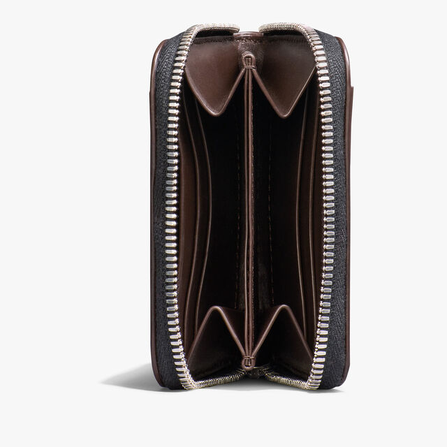 Wapa Gradiant Scritto Leather Coin Purse, ST EMILION + CACAO INTENSO, hi-res 3