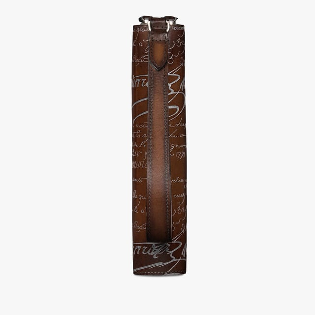タリ スクリットレザー ロングジップウォレット, CACAO INTENSO + SILVER, hi-res 4