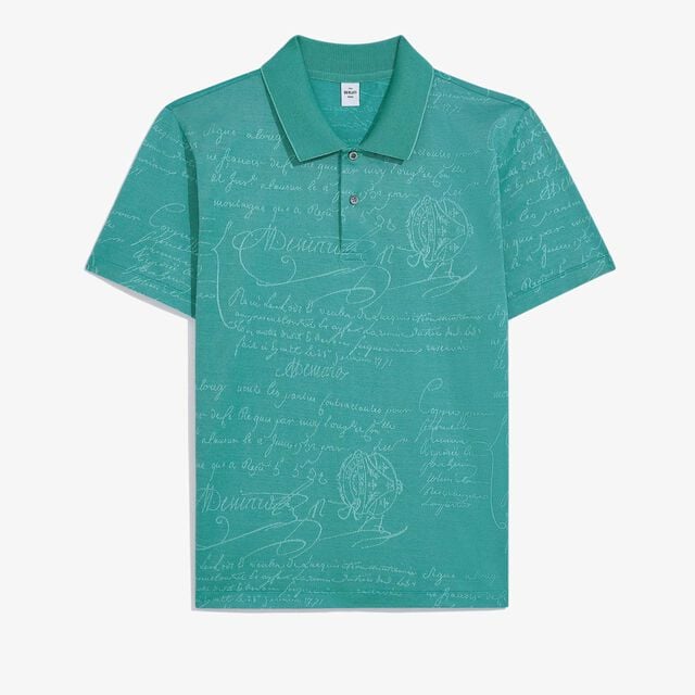 Scritto Pique Polo, LIGHT TEAL GREEN, hi-res 1