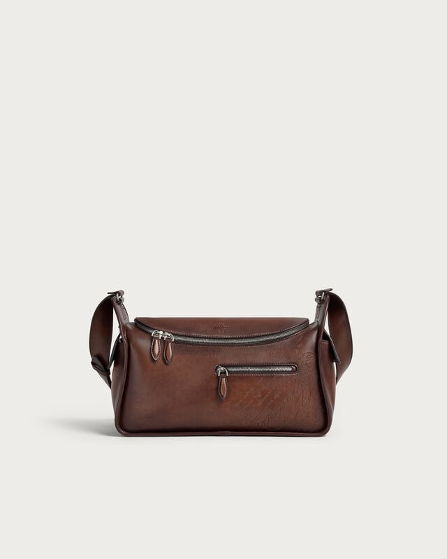 P&eacute;riple Barrel Bag Messenger, Soft Brown, hi-res
