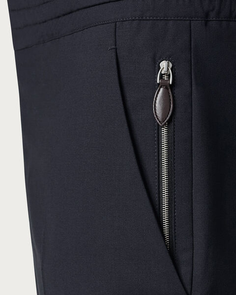 ファストトラック レザージッププラー ジョグパンツ, Marine, hi-res