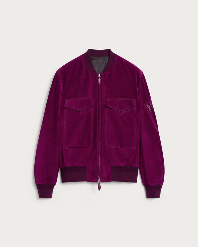 Blouson Bomber, Purple Fushia, hi-res