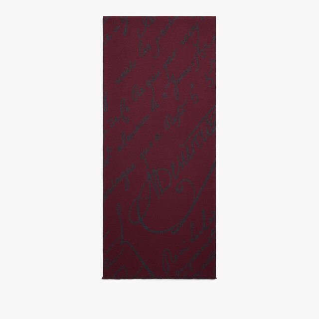 Scritto Scarf, NERO BORDO, hi-res 1