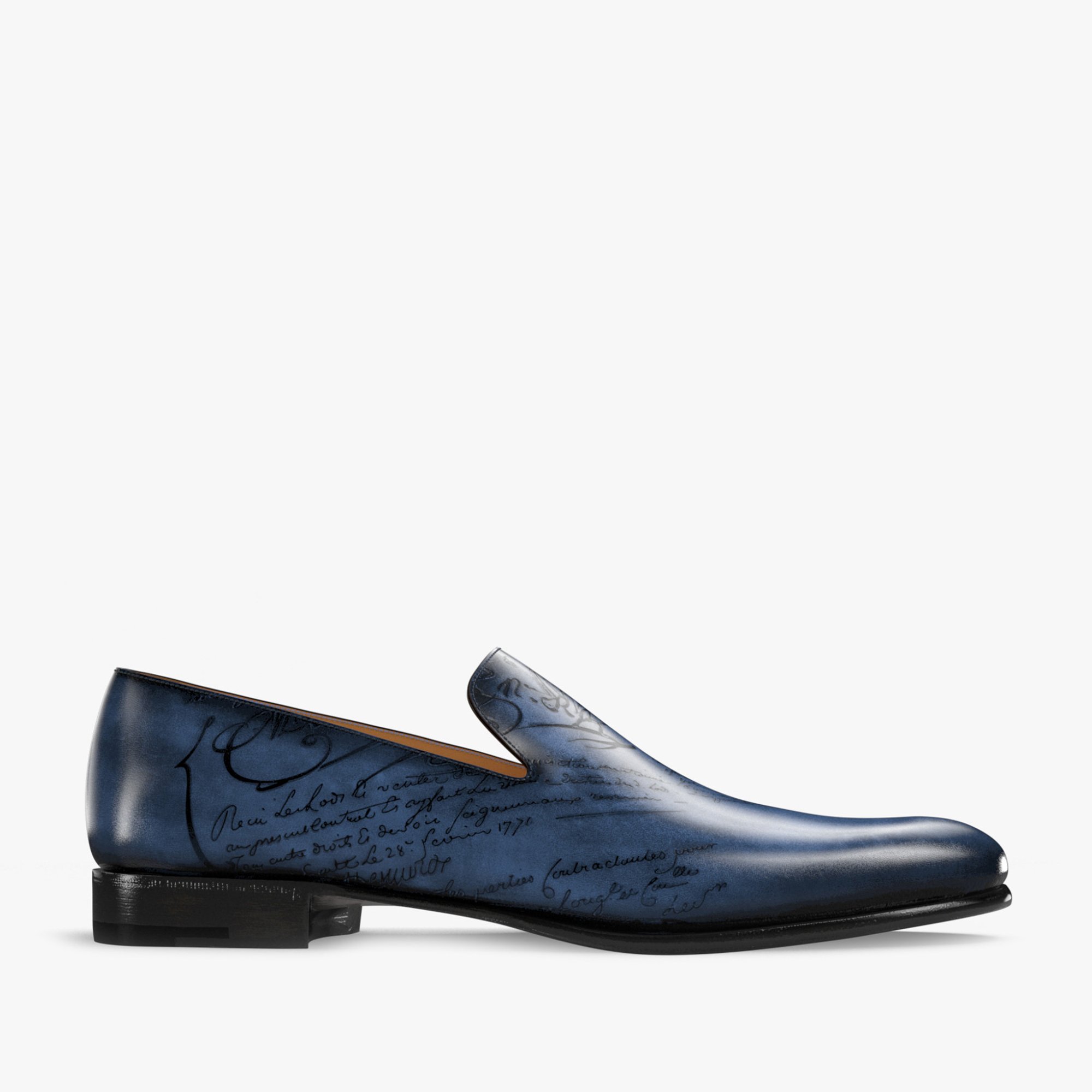 Cursive Galet Alligator Leather Loafer