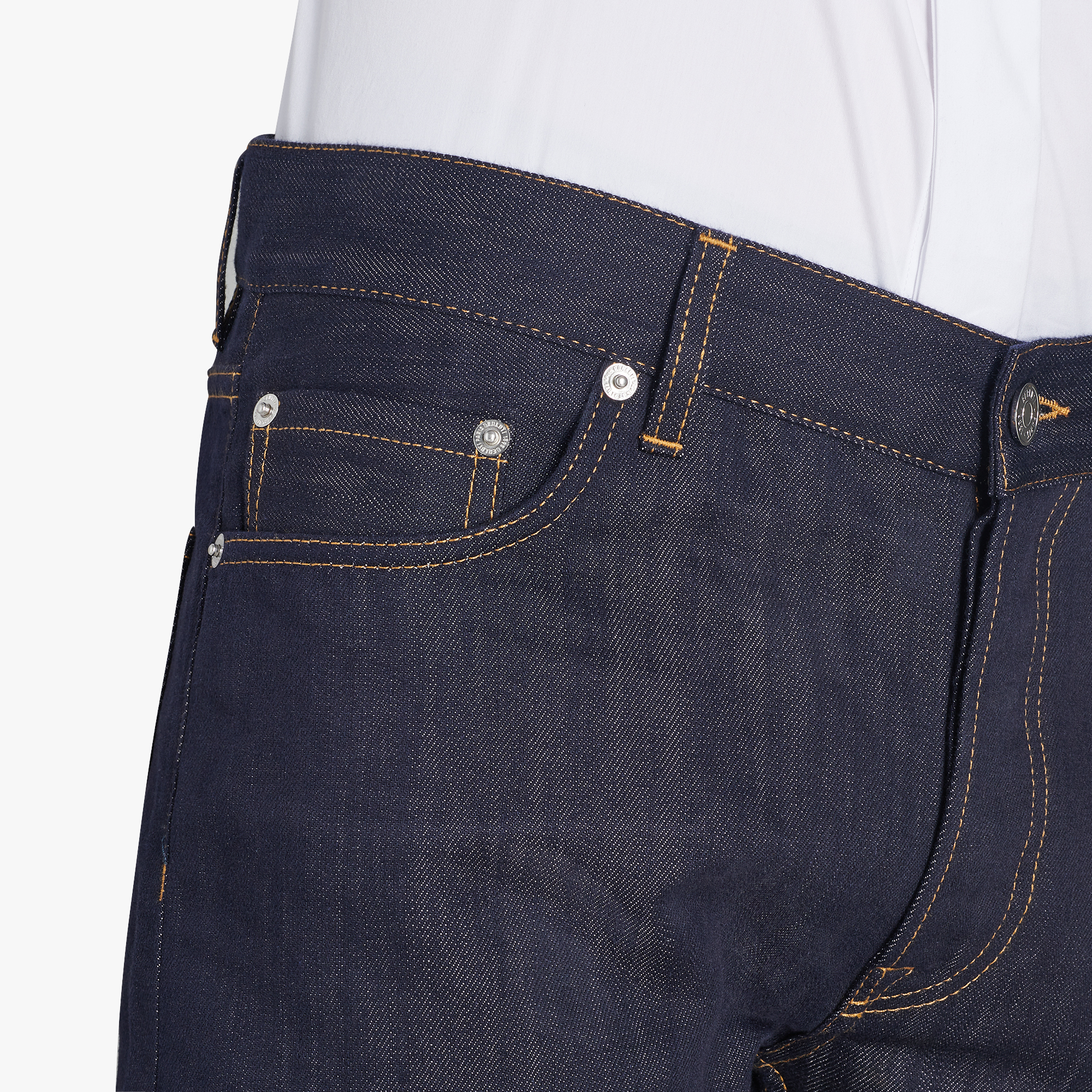 leather stretch jeans