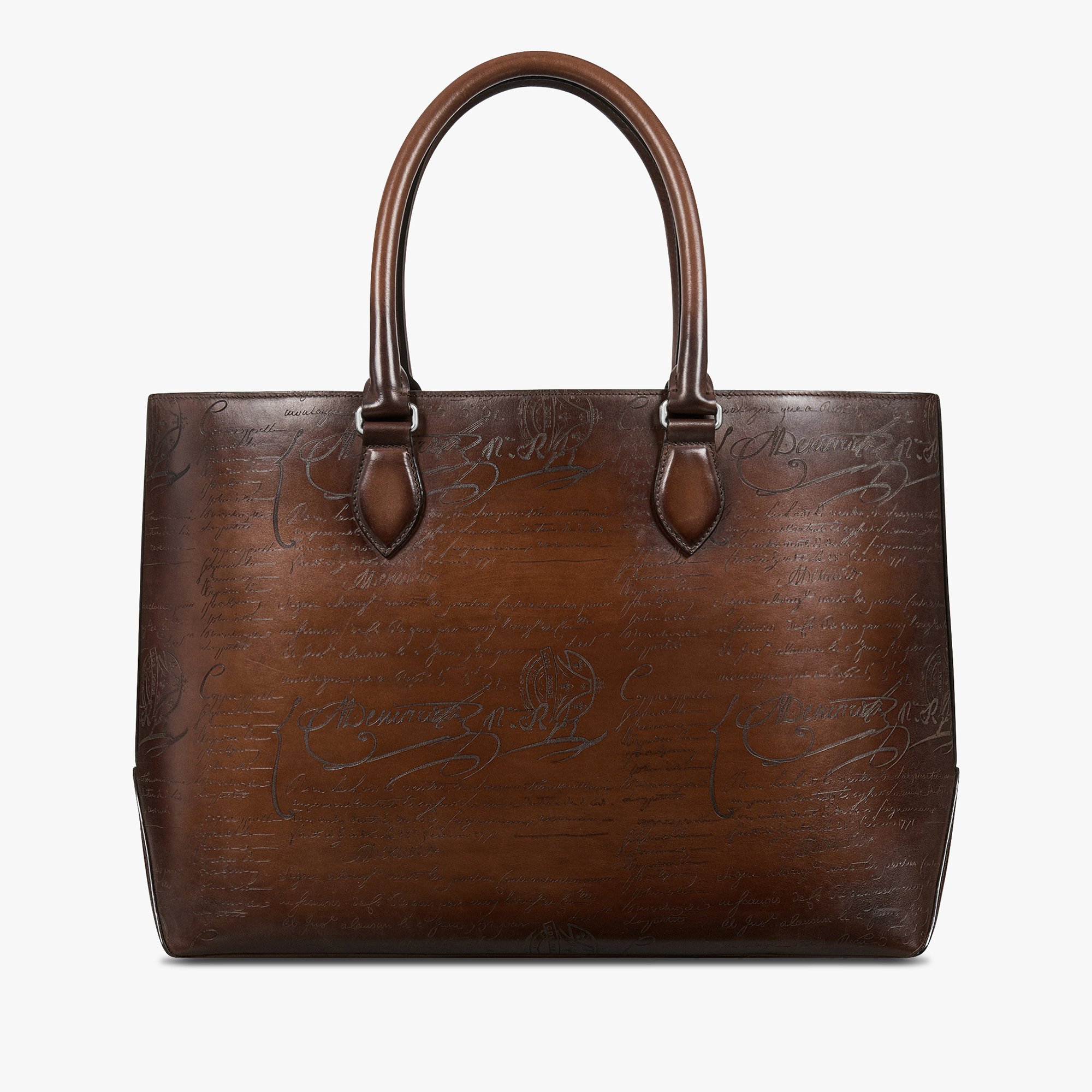 バッグ Berluti MODENISTE Scritto Leather Bag Rosewood Scritto Leather Pouch | Berluti US