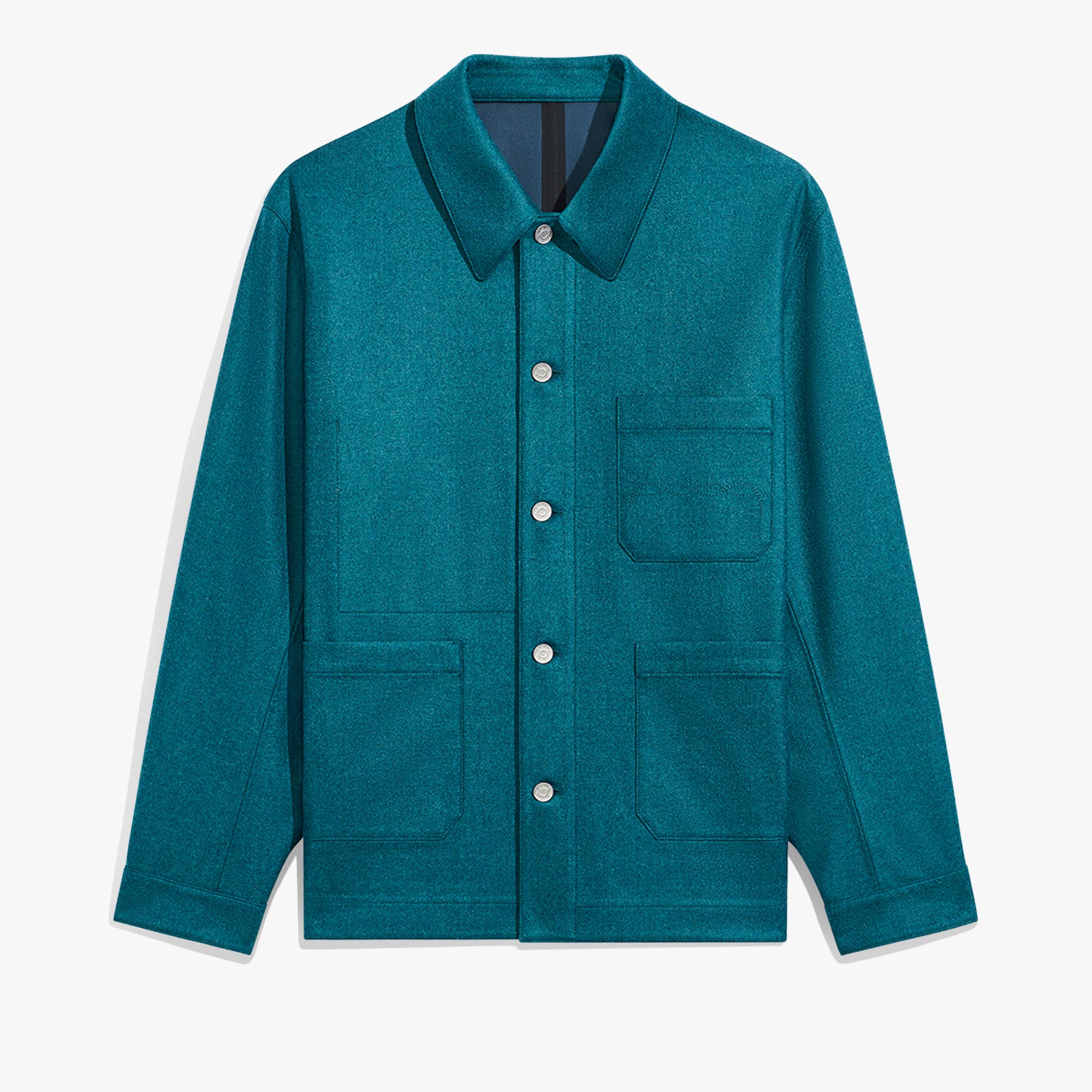 Veste Charbonnier En Laine Technique, COLVERT GREEN, hi-res