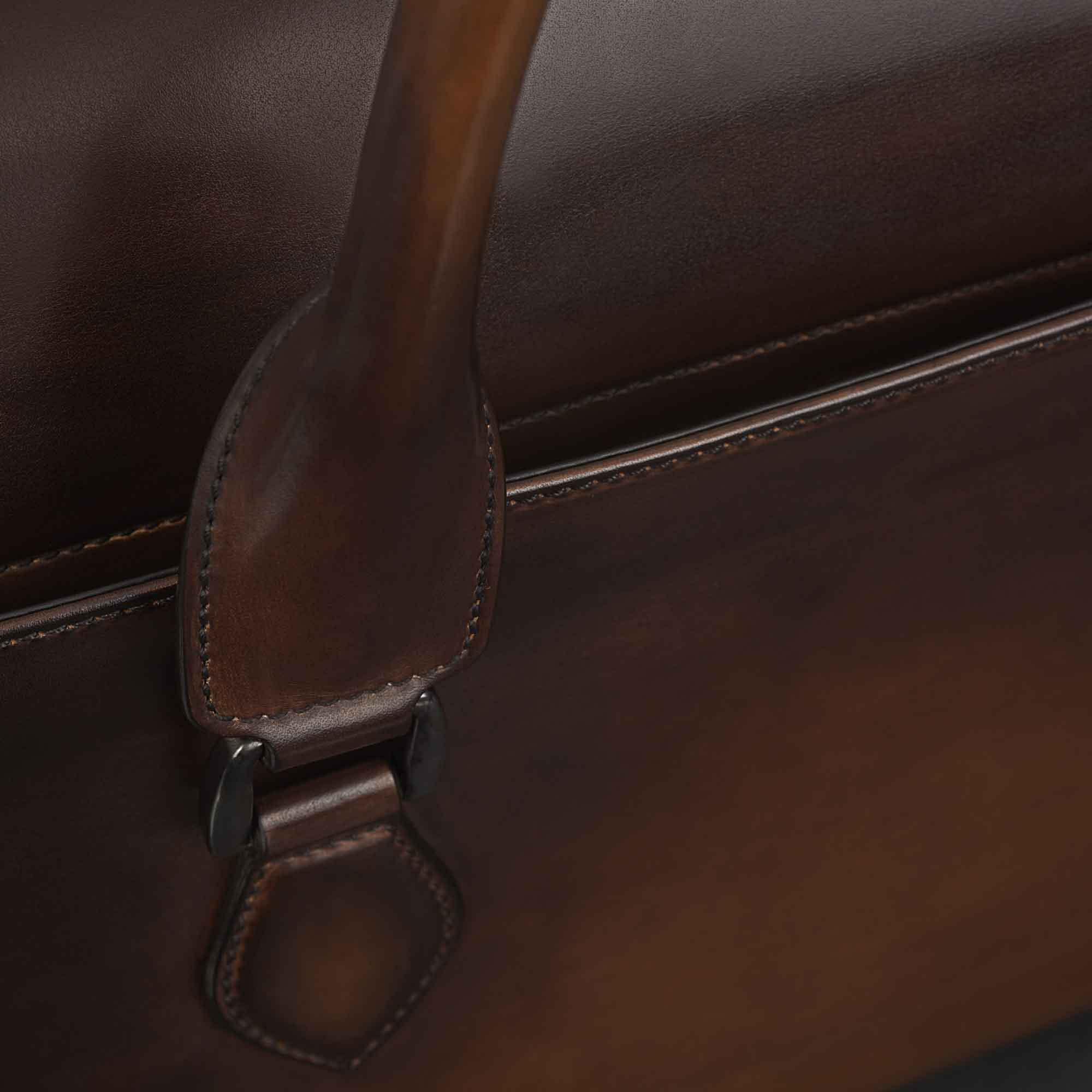 E'Mio Leather Briefcase | Berluti