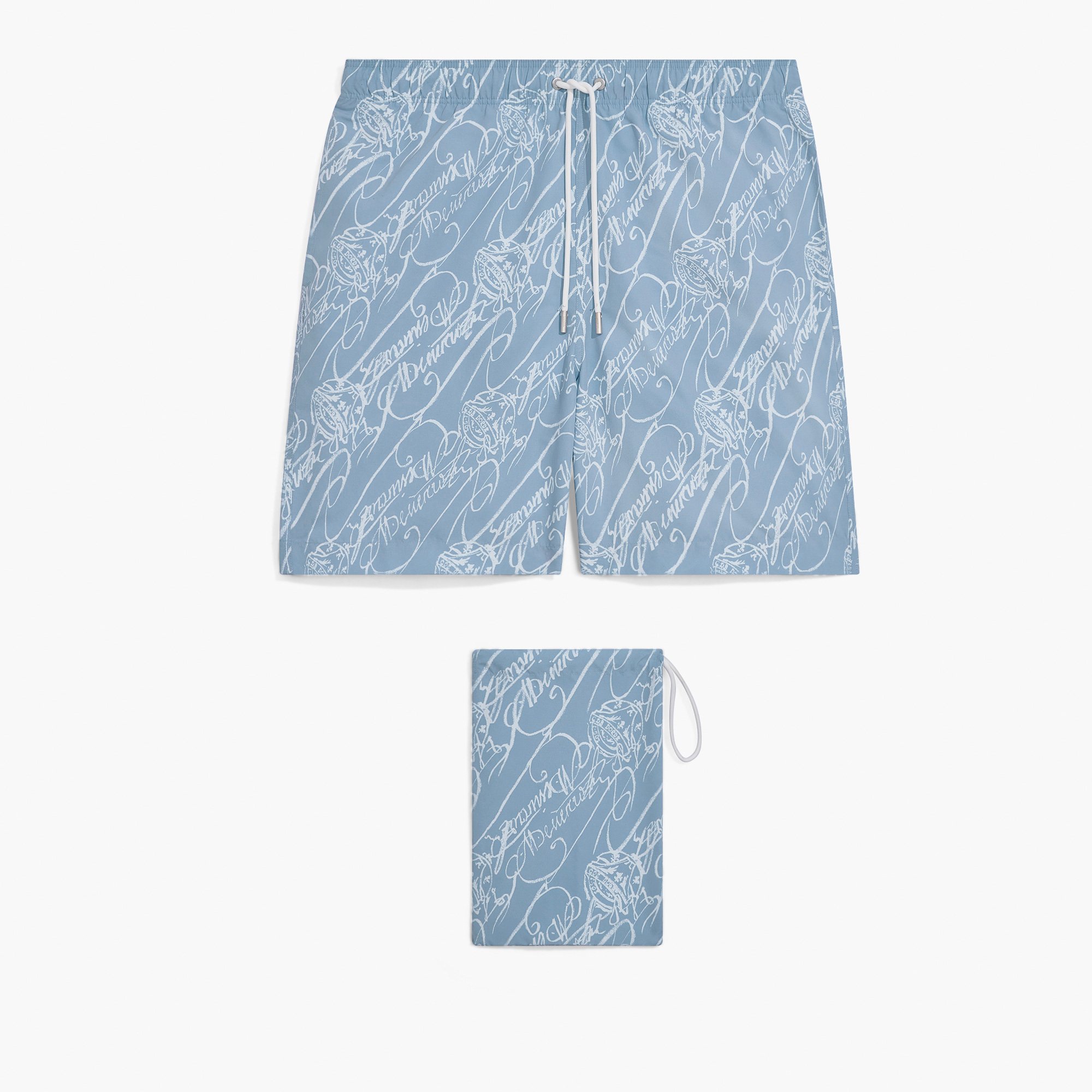 Marbeuf Scritto Swimshorts, CORNFLOWER BLUE SCRITTO, hi-res