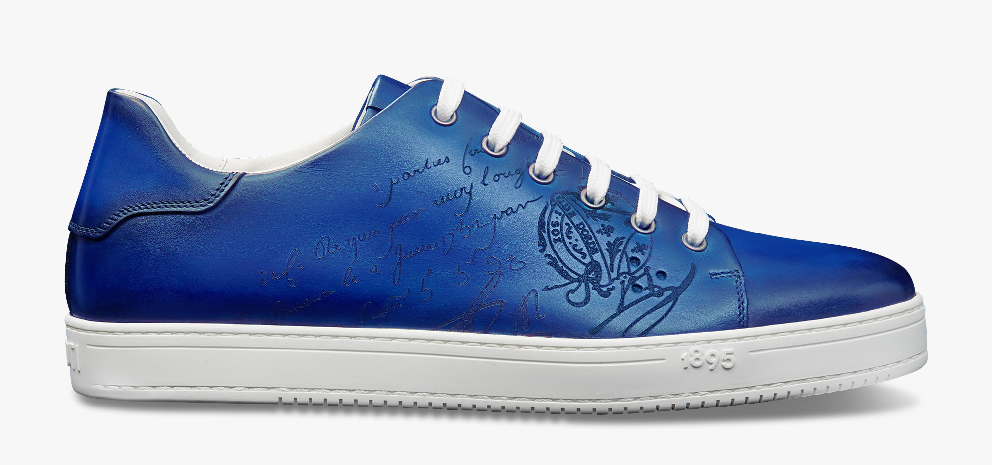 Playtime Scritto Leather Sneaker, BLUE HILLS, hi-res