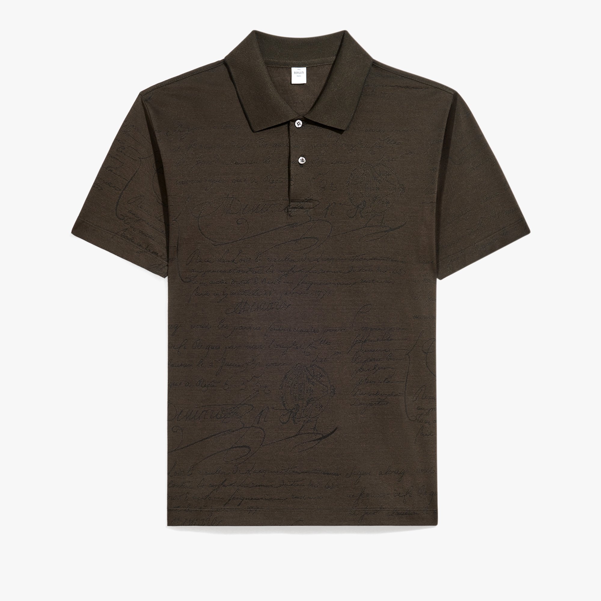 Scritto Pique Polo, EARTH BROWN, hi-res