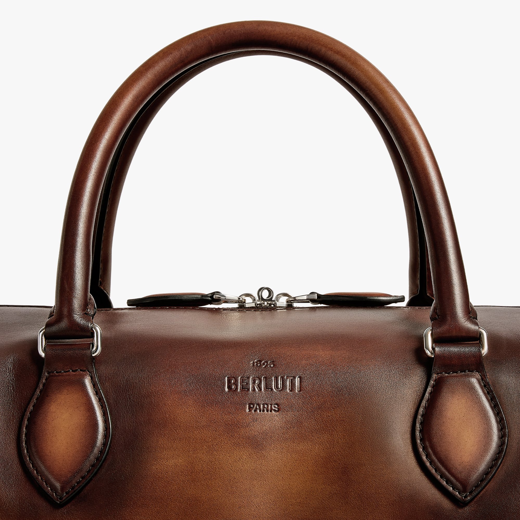 Sac de Voyage Jour Off Grand Modèle En Cuir, CACAO INTENSO, hi-res