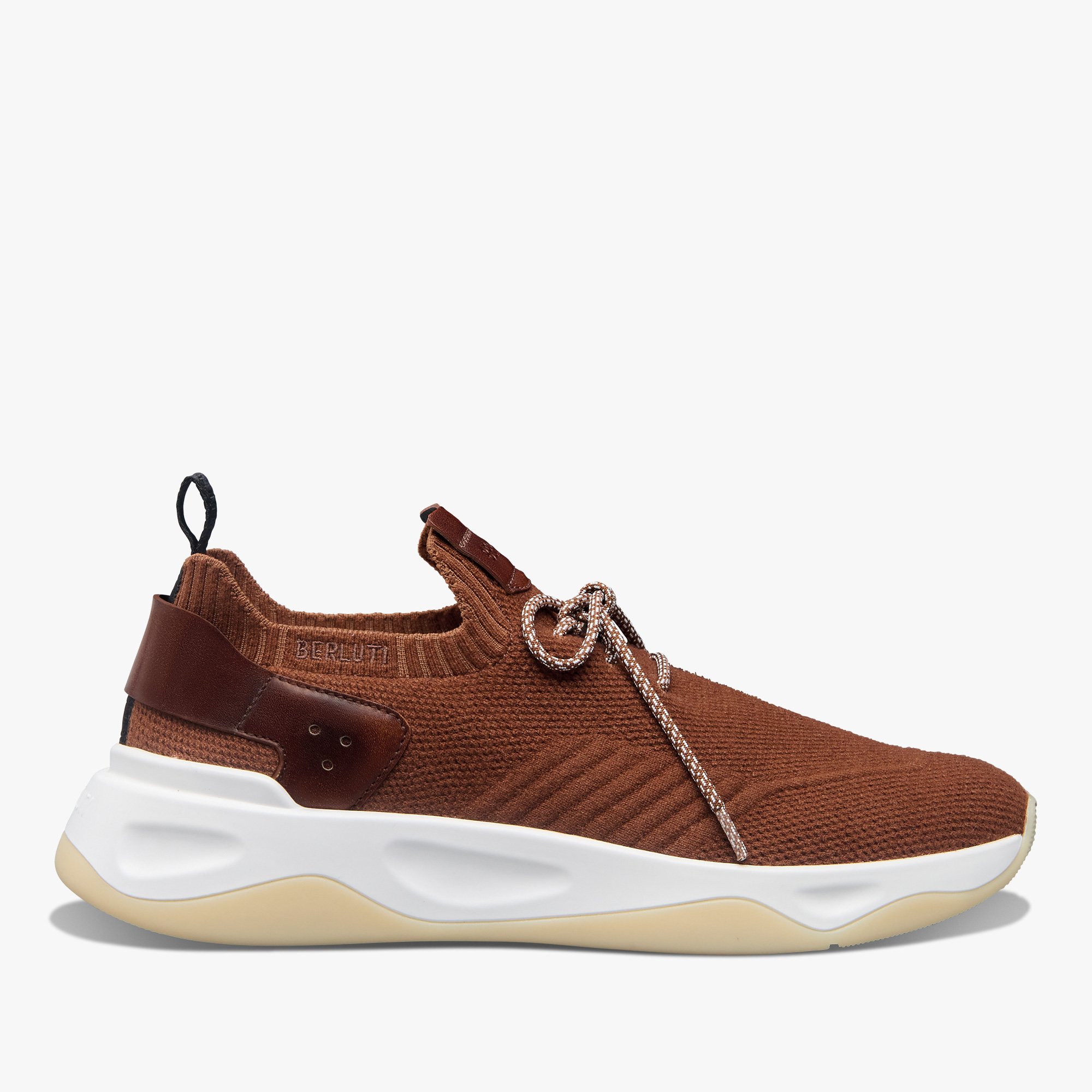 Shadow Cashemere And Lagoon Calf Sneaker , TOFFEE, hi-res